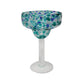 Glass Multi Colour Champagne Glass