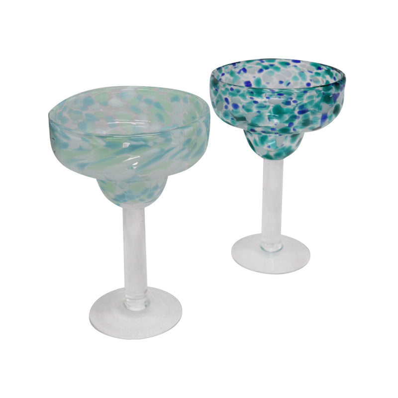 Glass Multi Colour Champagne Glass