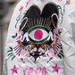 Heart Oversized Bomber Jacket