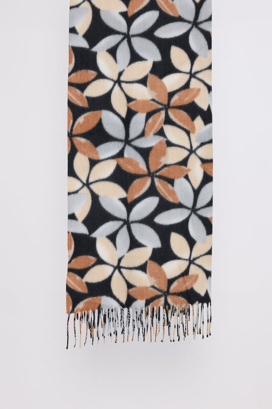 Solea Scarf - Black with Blue