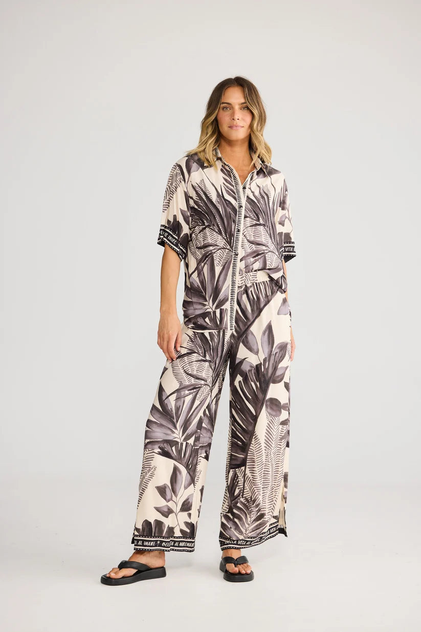Playa Shirt - Sunset Palm