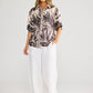 Playa Shirt - Sunset Palm