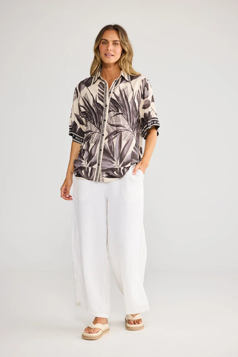 Playa Shirt - Sunset Palm