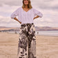 Fly Away Pant - Sunset Palm
