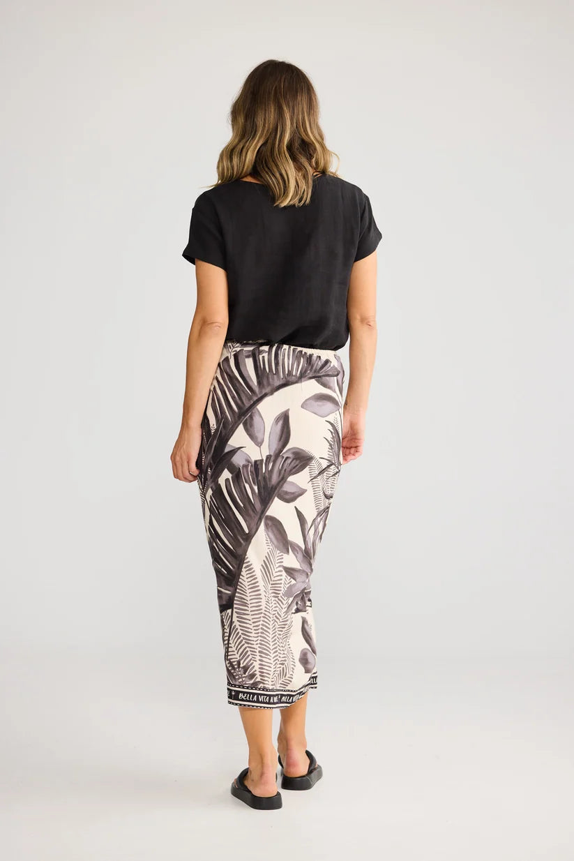 Ocean Sarong Skirt - Sunset Palm