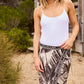 Ocean Sarong Skirt - Sunset Palm
