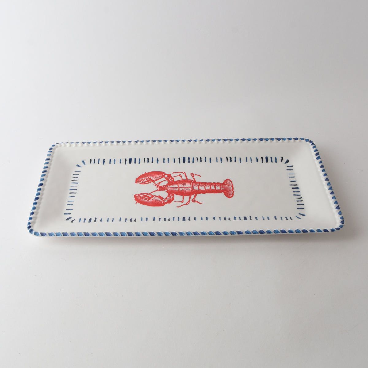 Melamine Nautical Rect Platter 43cm