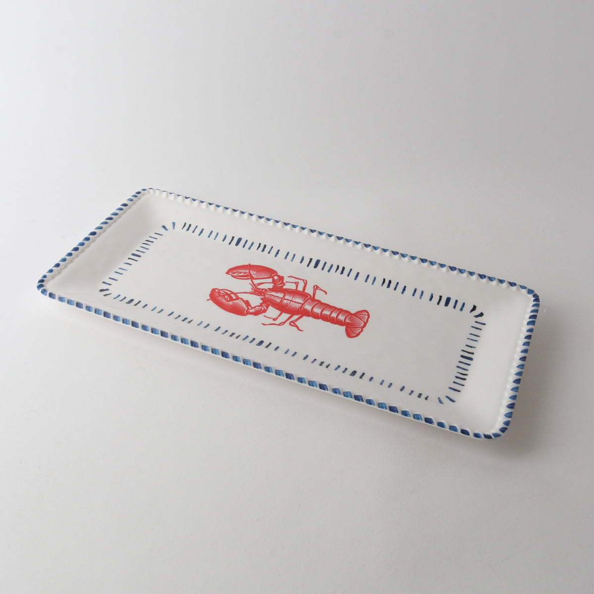 Melamine Nautical Rect Platter 43cm