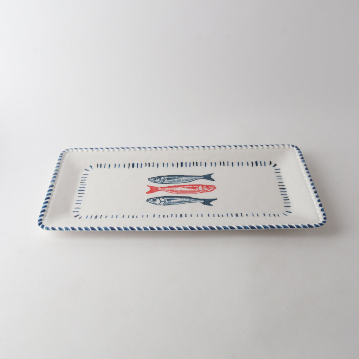 Melamine Nautical Rect Platter 43cm