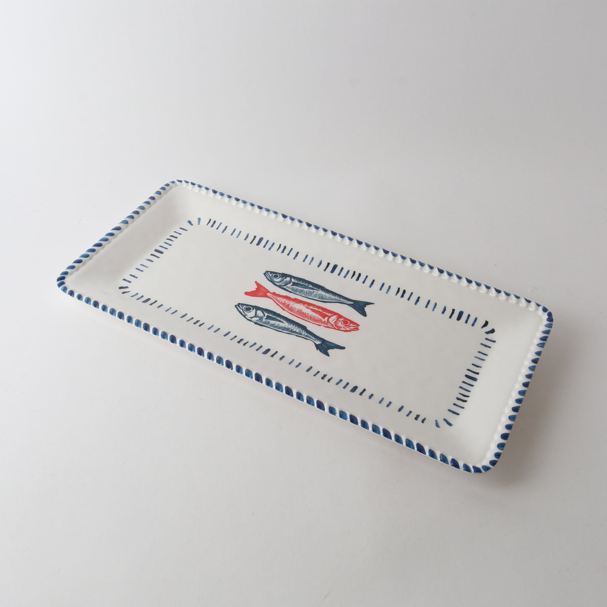 Melamine Nautical Rect Platter 43cm