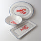 Melamine Nautical Rect Platter 43cm
