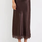 Margarita Satin Bias Maxi Skirt