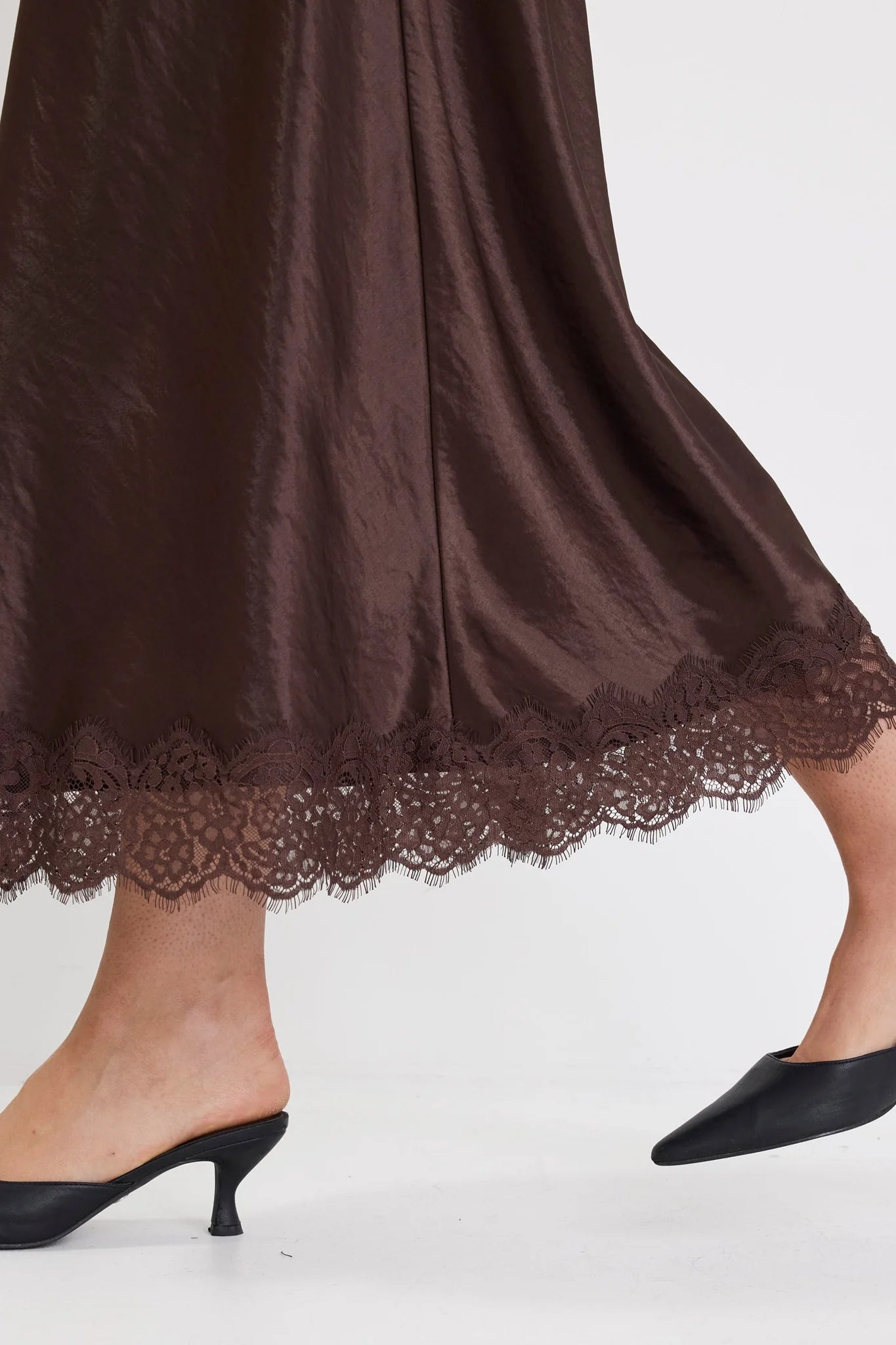 Margarita Satin Bias Maxi Skirt