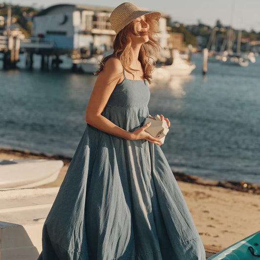 Hetty Denim Sundress