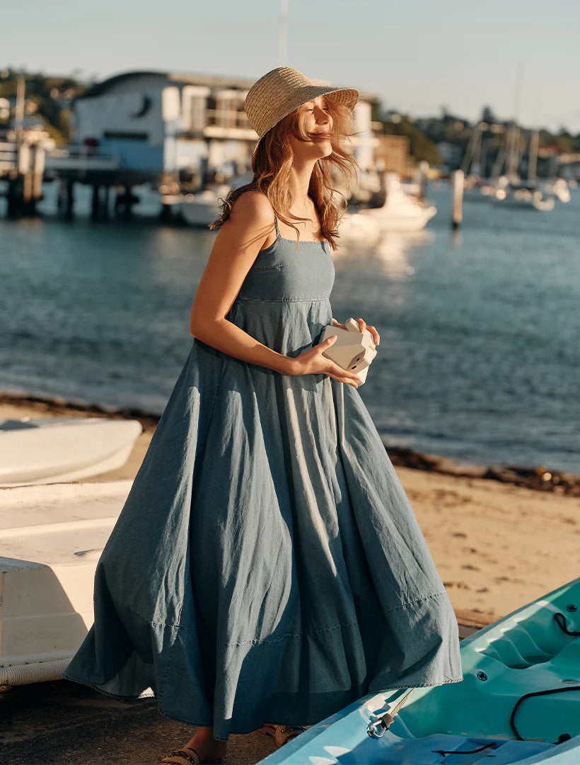 Hetty Denim Sundress