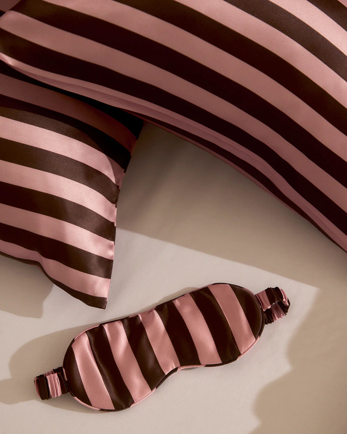 Silk Pillowcase - Rocky Road Stripes