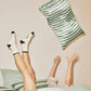 Silk Pillowcase - Wasabi Stripes