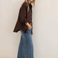 The Boyfriend Linen Shirt - Hot Chocolate