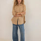 The Boyfriend Linen Shirt - Tan