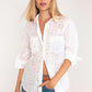 THE BRODERIE SHIRT WHITE