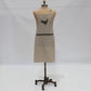 French Linen Apron Natural & Olive