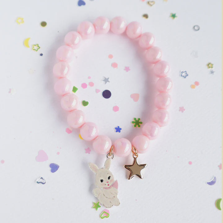 Floral Dreams Bunny Charm Bracelet