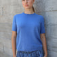 Beryl Cotton Cashmere Top - Bluebird