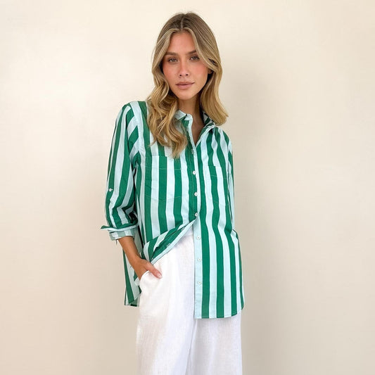 Cotton Poplin Shirt - Lets Go Somewhere