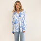 The Boyfriend Linen Shirt - Chinoiserie