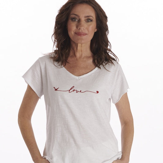 Amor Tee - White