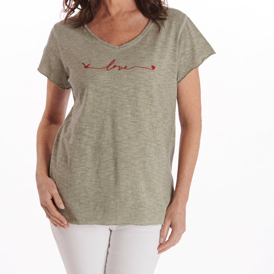 Amor Tee - Khaki
