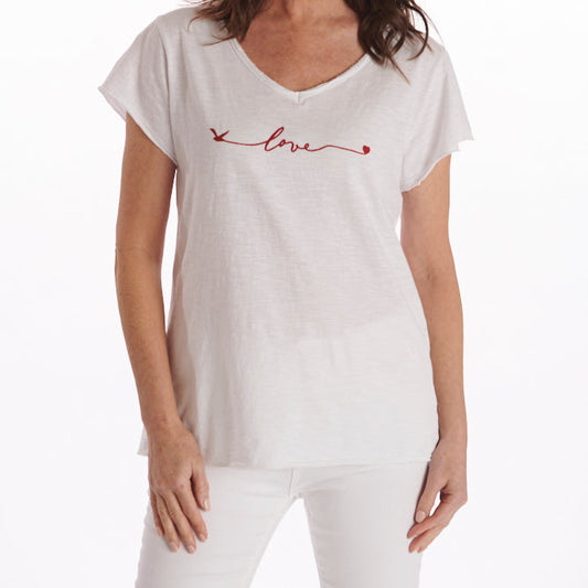 Amor Tee - White