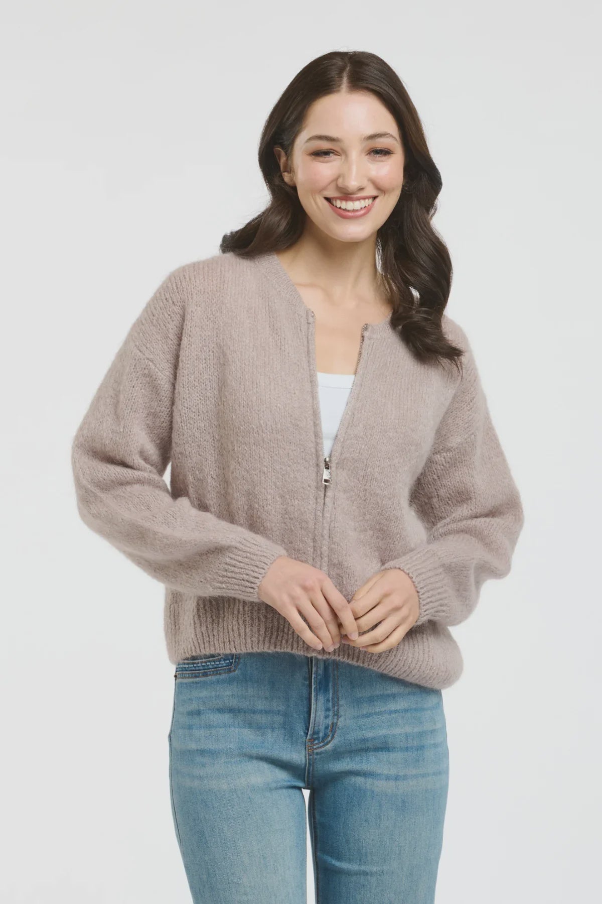 Lux Mohair Bomber One Size