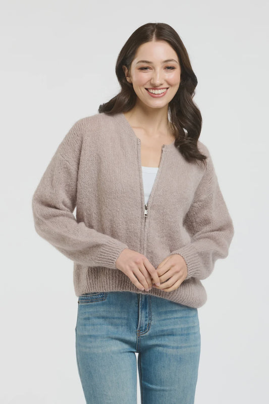 Lux Mohair Bomber One Size