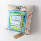 Art Cushion Velvet No5 Blue