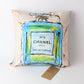 Art Cushion Velvet No5 Blue