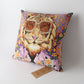 Art Cushion Velvet Tiger