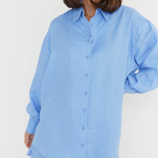 Pluto Shirt - Cornflower Blue