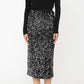 Sequin Skirt Black