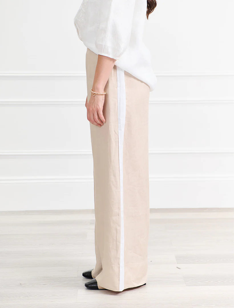 Lacalle Linen Pant - Sand