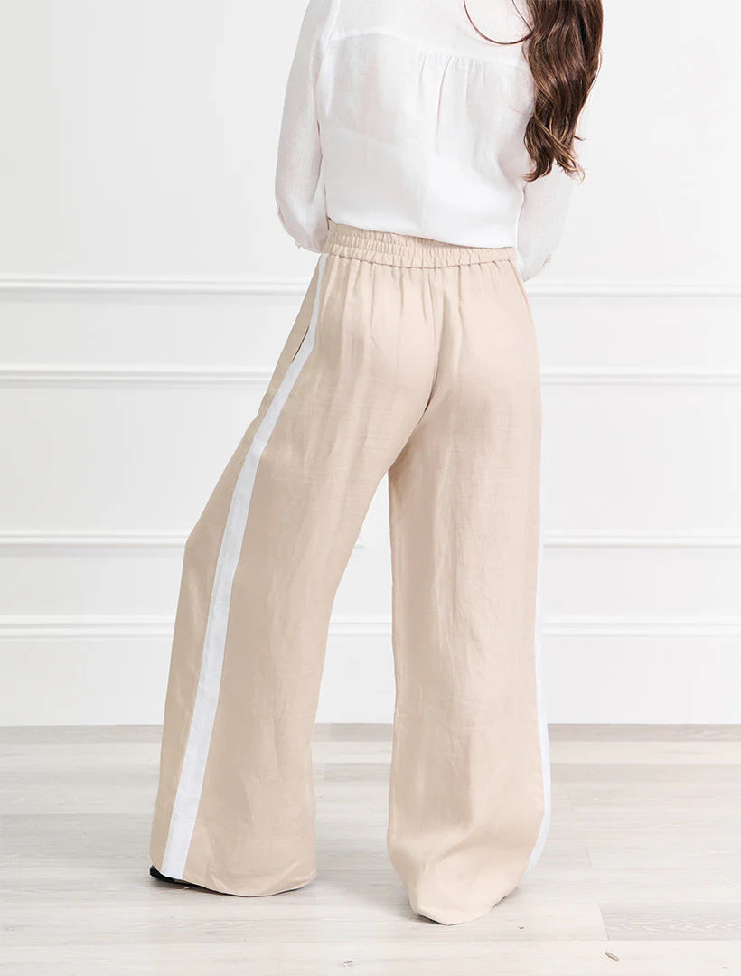 Lacalle Linen Pant - Sand