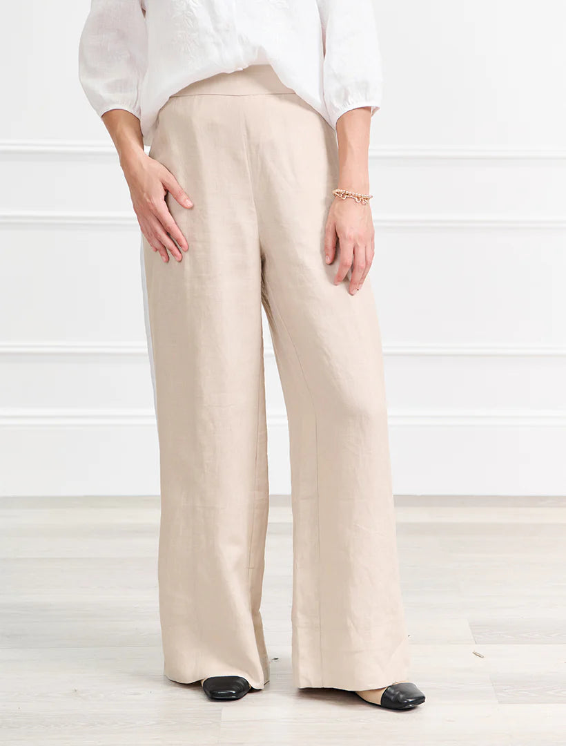 Lacalle Linen Pant - Sand