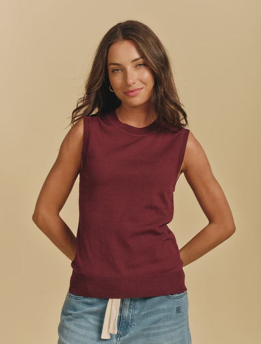 LAYLA KNIT TANK - PINOT