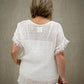 Lucia Fringed Top Mesh Linen