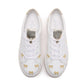 Love Knots Leather Platform Sneaker - White/Gold
