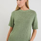 Loveable Sage Tape Yarn Knit Tee