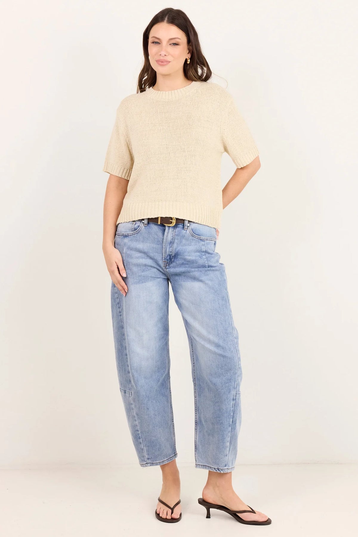 Loveable Tape Yarn Knit Tee