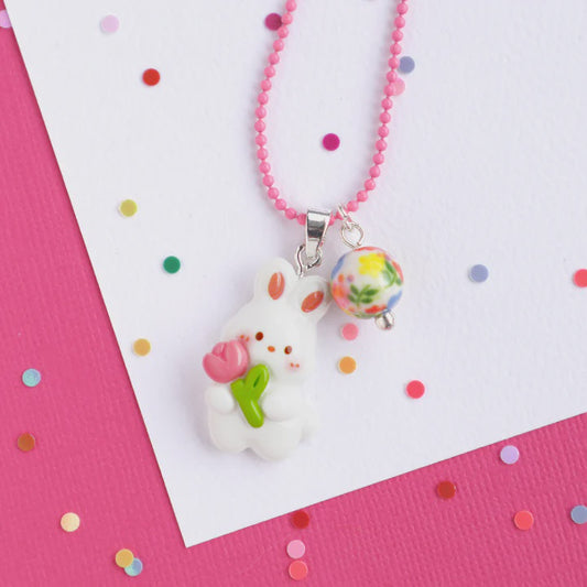 Tulip Bunny Necklace