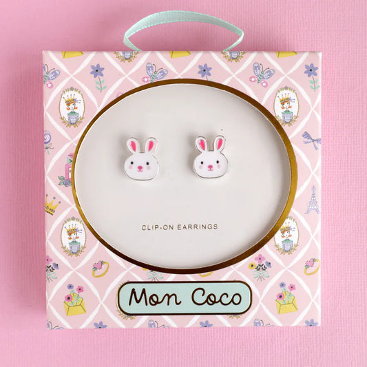 Bunny Clip on Earrings