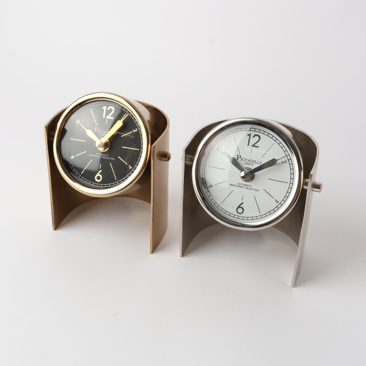Mid-Century Curved Clock